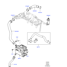 Land Rover Freelander 2 Hortum LR001263