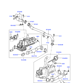 RANGE ROVER EGR ÜNİTESİ SAĞ KOMPLE - LR018753