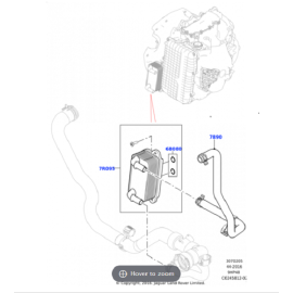 Range Rover  Şanzıman Yağ Soğutucu Range Rover Discovery  LR086283 LR049900