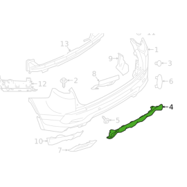 Land Rover Discovery Sport Arka Çeki Demir Kapağı LR097276