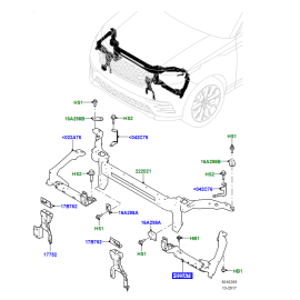 RANGE ROVER VELAR - ÖN PANEL DESTEK DEMİRİ SOL - LR152526