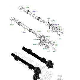 Range Rover Balans Mili 2.0 Dizel LR167443 LR074075