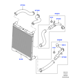 Range Rover Intercooler Alt Hortumu PNH500341
