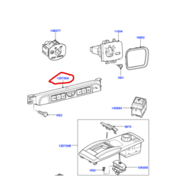 Range Rover Sport Kontrol Düğme Seti YUL500570WUX